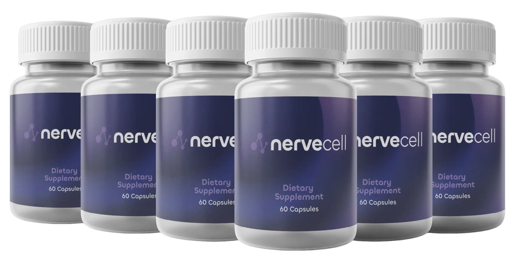NerveCell 6 bottle package - 180 day supply with 2 free digital bonuses